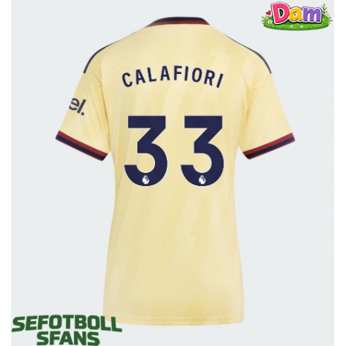 Arsenal Riccardo Calafiori #33 Tredje Tröja Kvinnor 2026-27 Kortärmad
